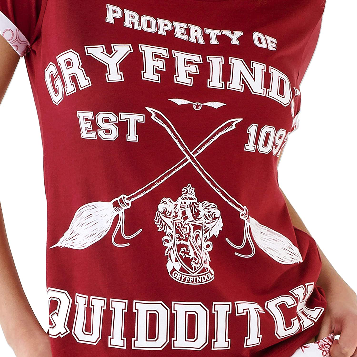 Harry Potter Womens Quidditch Pajamas Apparel & Accessories > Clothing > Sleepwear & Loungewear > Pajamas Harry Potter   