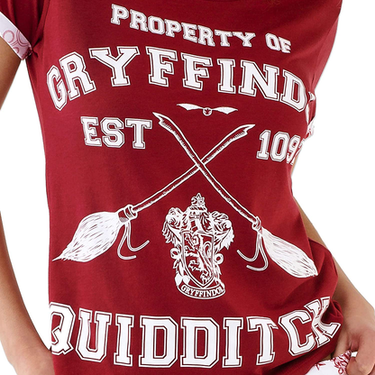 Harry Potter Womens Quidditch Pajamas Apparel & Accessories > Clothing > Sleepwear & Loungewear > Pajamas Harry Potter   
