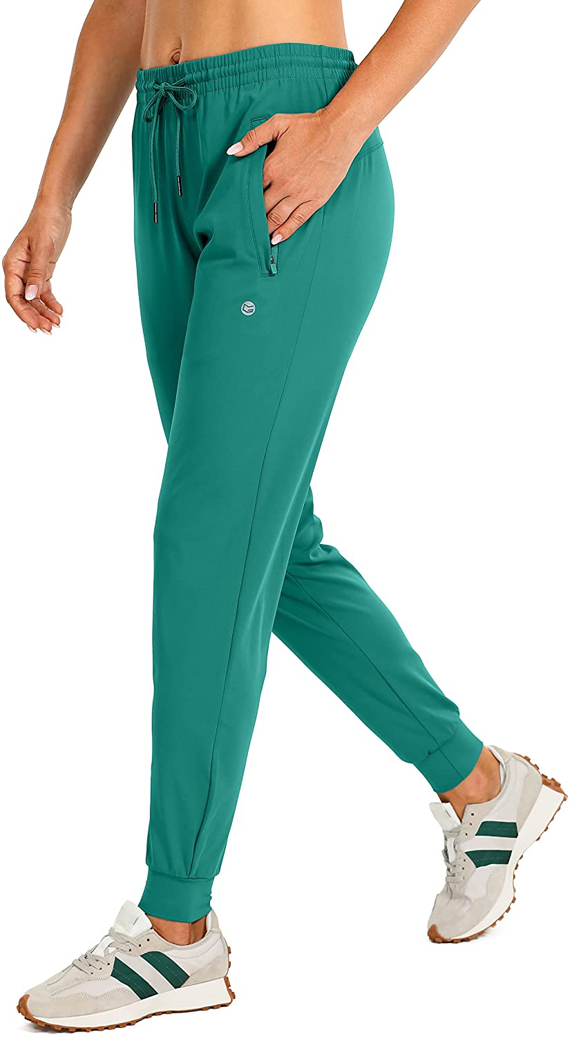 G Gradual Women'S Joggers Pants with Zipper Pockets Tapered Running Sweatpants for Women Lounge, Jogging Apparel & Accessories > Clothing > Activewear Kylie Max   