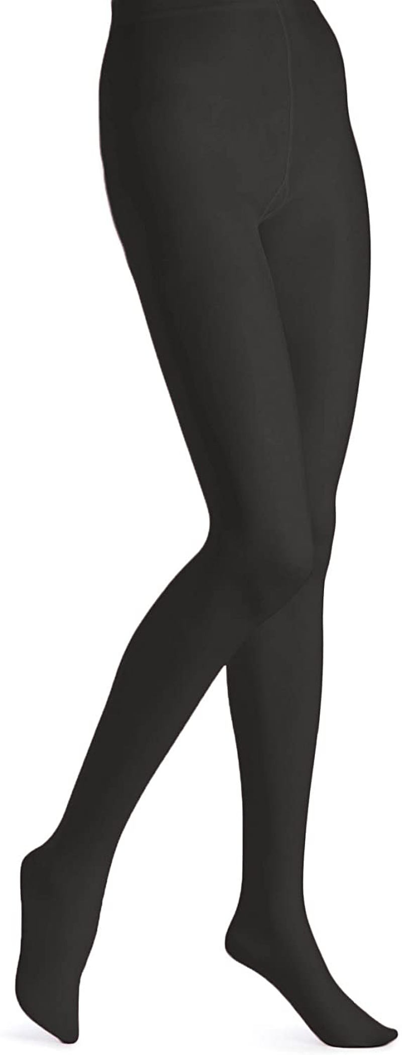 EMEM Apparel Women'S plus Size Queen Opaque Footed Tights Apparel & Accessories > Clothing > Underwear & Socks > Shapewear Butterfly Black 4X 