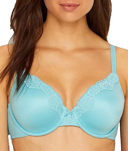 Maidenform Women'S Comfy Soft Full Coverage Underwire Bra 09404 Apparel & Accessories > Clothing > Underwear & Socks > Lingerie Maidenform Amazing Aqua/Blue Spearmint 34D 