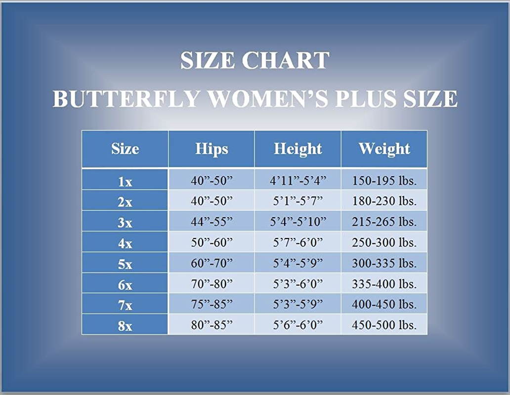 EMEM Apparel Women'S plus Size Queen Opaque Footed Tights Apparel & Accessories > Clothing > Underwear & Socks > Shapewear Butterfly   