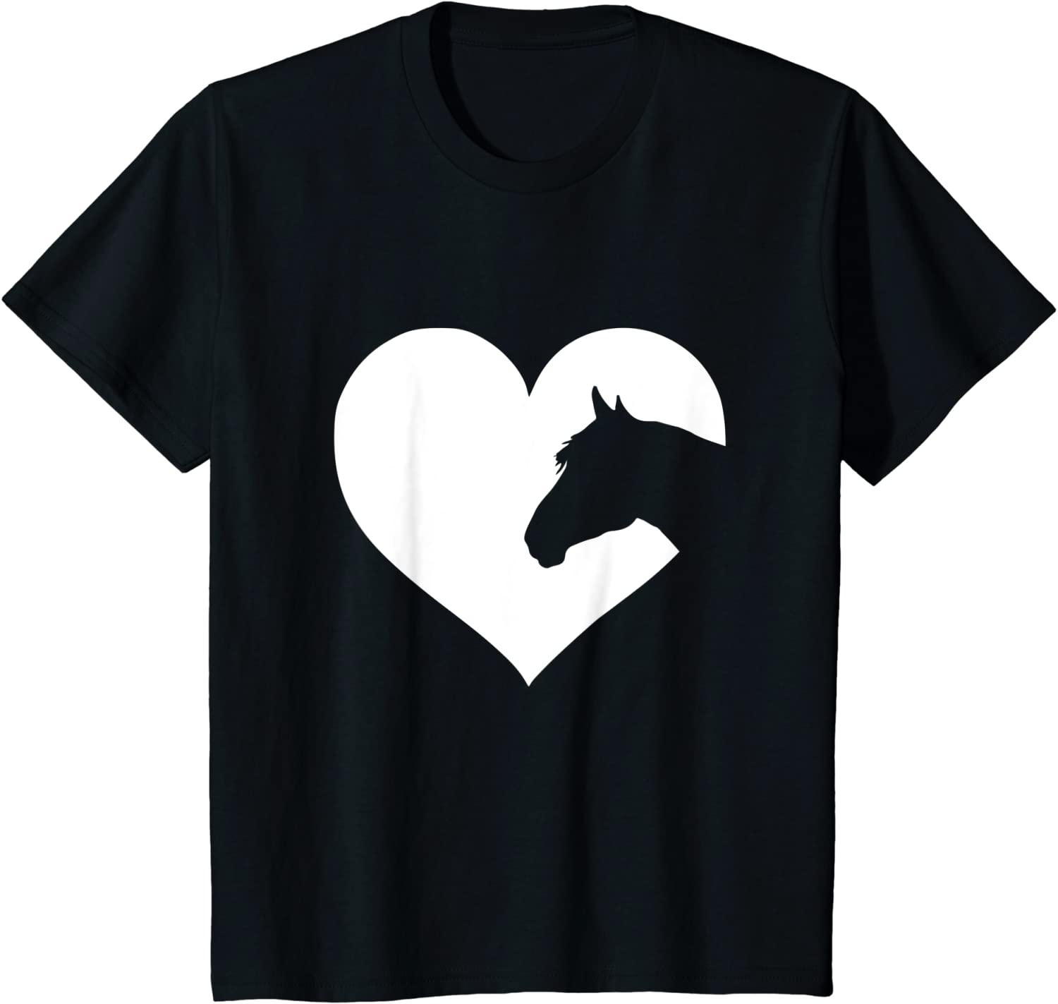 Horse lover T-Shirt gift for girls & women who love horses T-Shirt Arts & Entertainment > Party & Celebration > Gift Giving Unknown Black Youth Kids 12