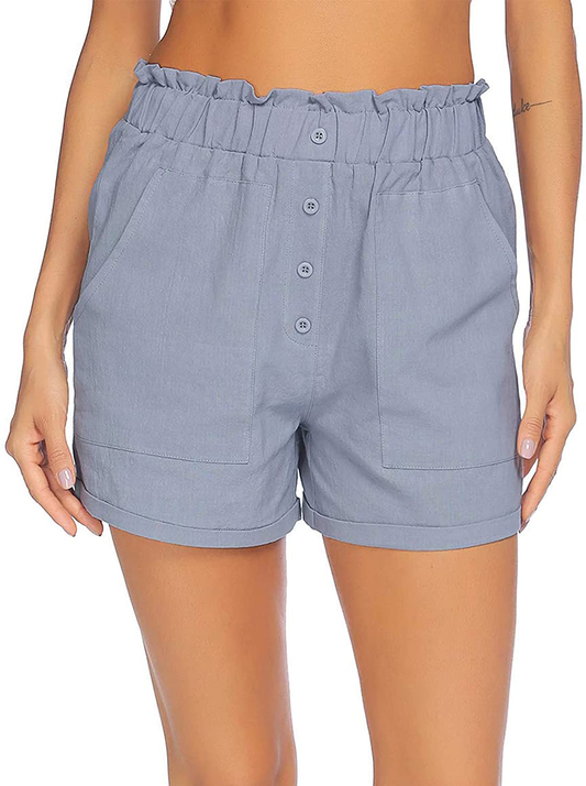 ELESOL Womens Shorts Summer Casual Drawstring Elastic Waist Shorts with Pocket Apparel & Accessories > Clothing > Shorts Kylie Max   