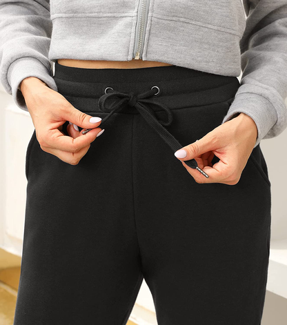 IUGA Fleece Womens Joggers with Pockets Winter Fleece Lined Sweatpants Women Warm Sherpa Lined Pants Women Apparel & Accessories > Clothing > Activewear Kylie Max   