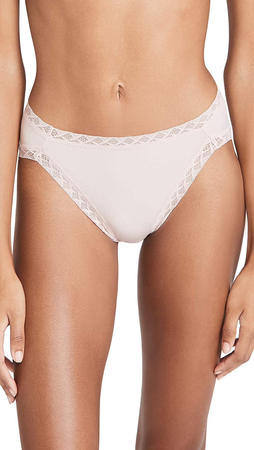 Natori Womens Bliss French Cut Panty Apparel & Accessories > Clothing > Underwear & Socks > Underwear Natori Rose Beige X-Large 