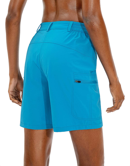 Viodia Women'S Hiking Cargo Shorts Quick Dry Stretch Lightweight Camping Shorts for Women with Zipper Pockets Apparel & Accessories > Clothing > Shorts Kylie Max   