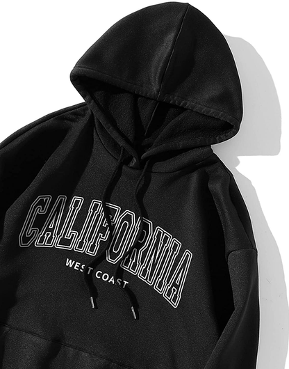 SOLY HUX Women'S Casual California Hoodie Long Sleeve Drawstring Pullover Sweatshirt Apparel & Accessories > Clothing > Activewear Kylie Max   