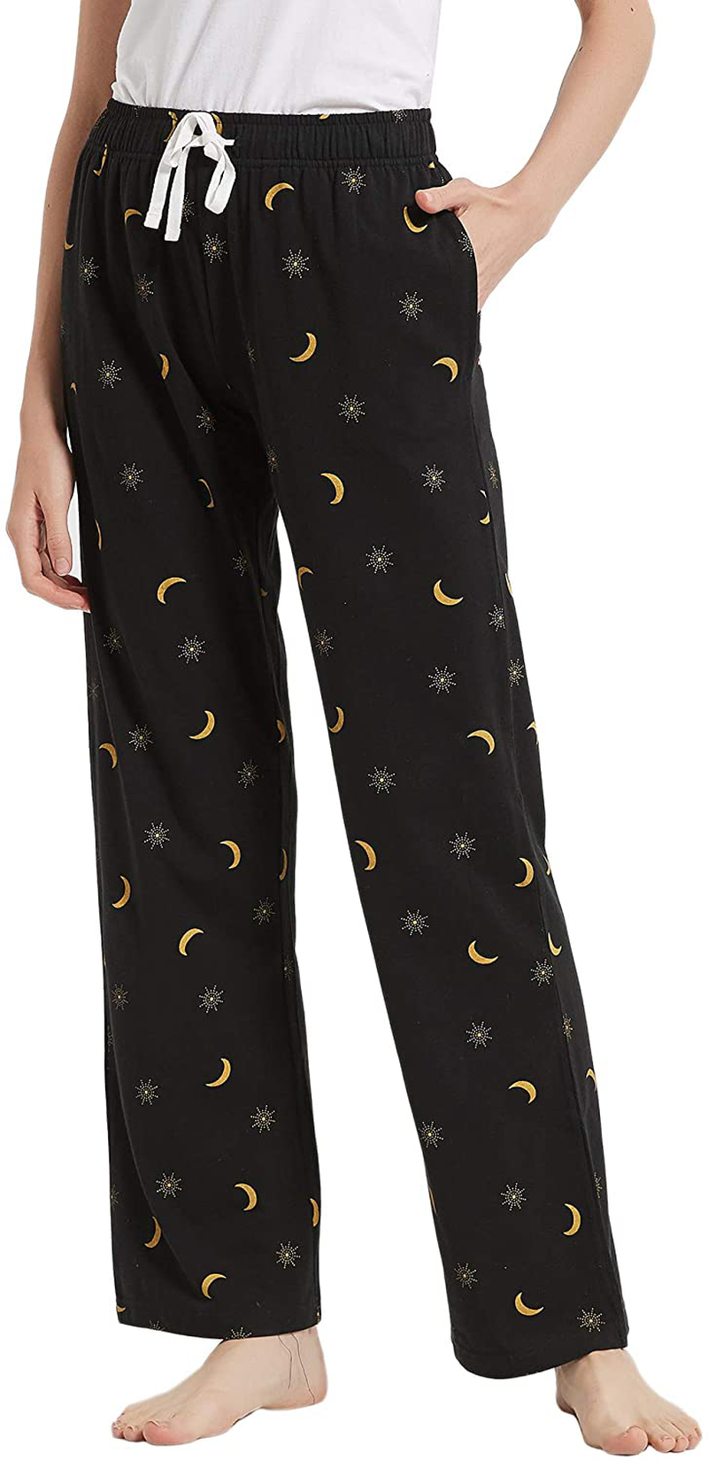 HEARTNICE Pajama Pants for Women Soft, Print Sleep Pants Lightweight Lounge Pj Bottoms Apparel & Accessories > Clothing > Sleepwear & Loungewear > Pajamas Kylie Max   