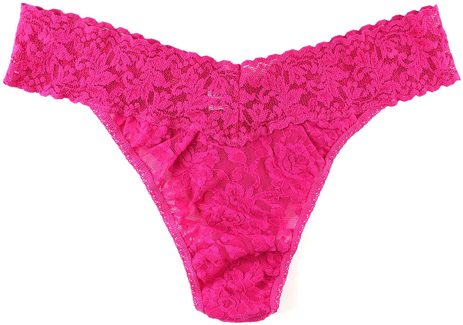 hanky panky Women's Signature Lace Original Rise Thong Apparel & Accessories > Clothing > Underwear & Socks > Underwear hanky panky Venetian Pink  