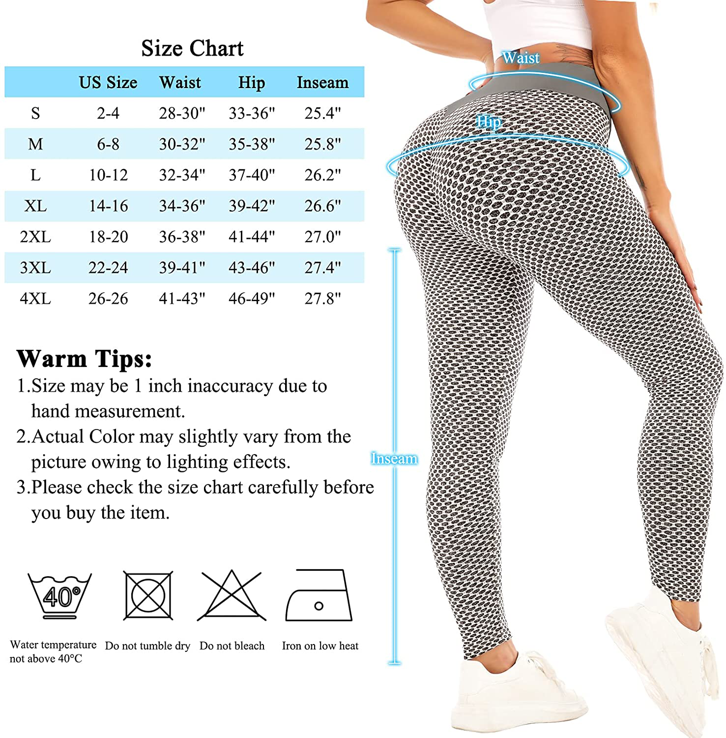 ViCherub Leggings for Women Scrunch Butt Lifting TIK Tok Yoga Pants Peach Lift High Waisted, Workout Tummy Control Tights Apparel & Accessories > Clothing > Activewear ViCherub   