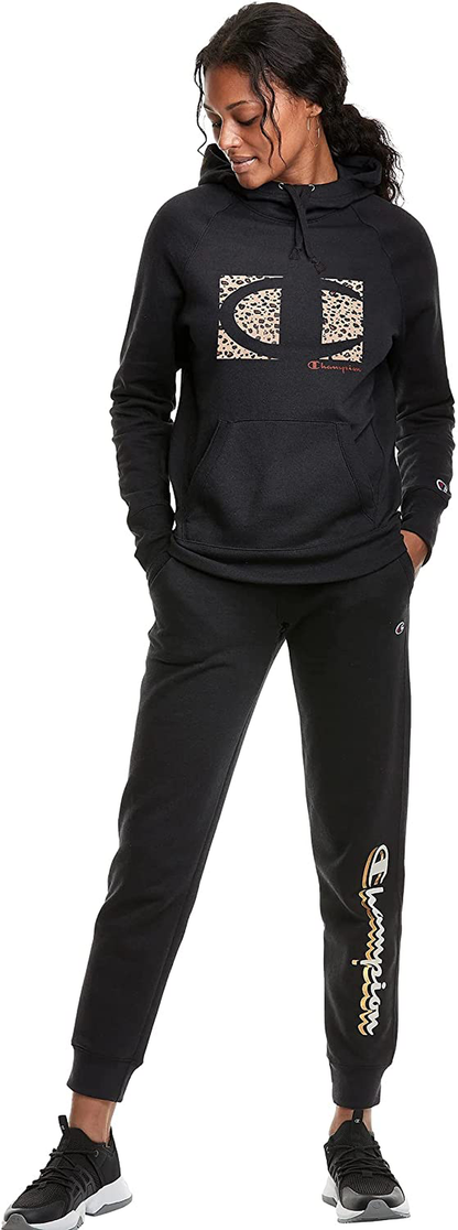 Champion Women'S Powerblend Fleece Hoodie, Big C Graphic Logo Apparel & Accessories > Clothing > Activewear Kylie Max   
