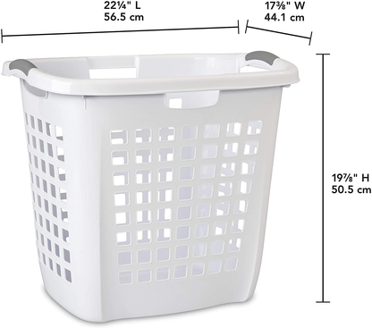 Sterilite 12258004 Ultra Easy Carry Hamper, White Hamper W/Titanium Inserts, 4-Pack Apparel & Accessories > Clothing > Underwear & Socks > Underwear Sterilite   