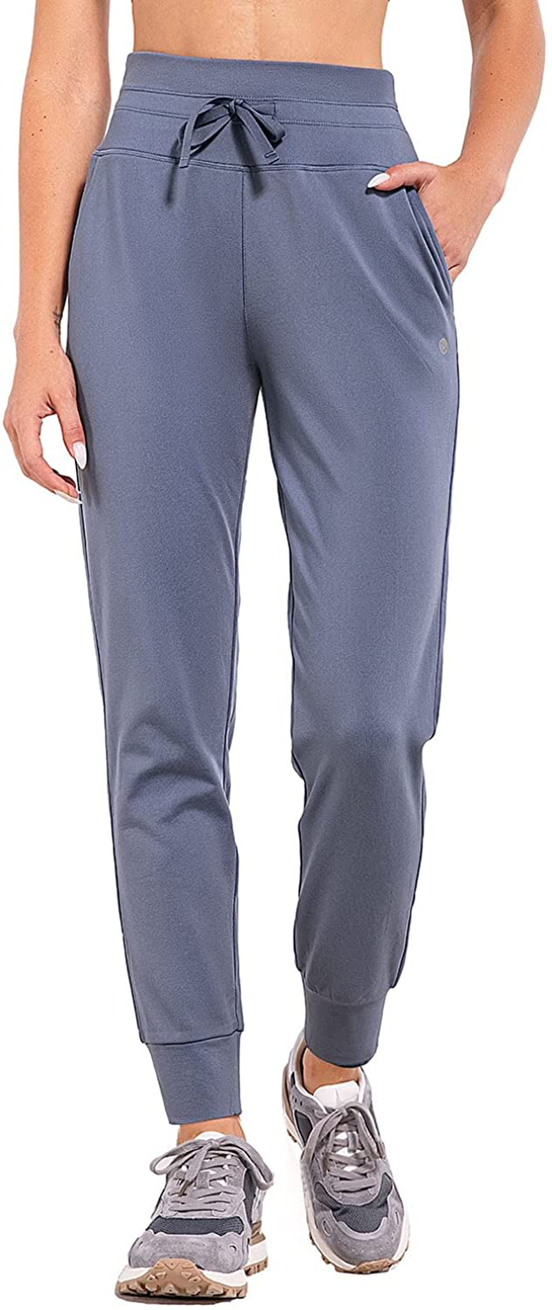 BALEAF Women'S Fleece Lined Pants Water Resistant Sweatpants High Waisted Thermal Joggers Winter Running Hiking Pockets Apparel & Accessories > Clothing > Activewear Kylie Max   