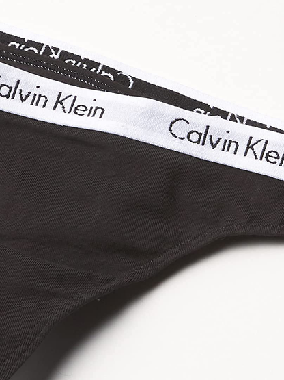 Calvin Klein Women's Carousel Logo Cotton Thong Panty Apparel & Accessories > Clothing > Underwear & Socks > Underwear Calvin Klein   