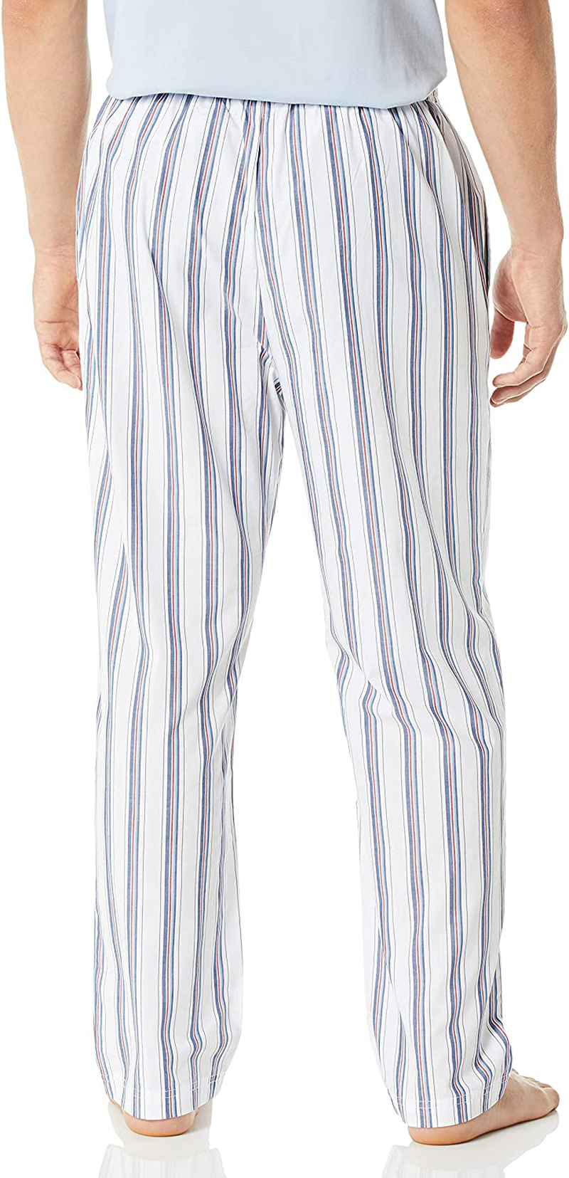 Nautica Men'S Soft Woven 100% Cotton Elastic Waistband Sleep Pajama Pant Apparel & Accessories > Clothing > Sleepwear & Loungewear > Pajamas Kylie Max   
