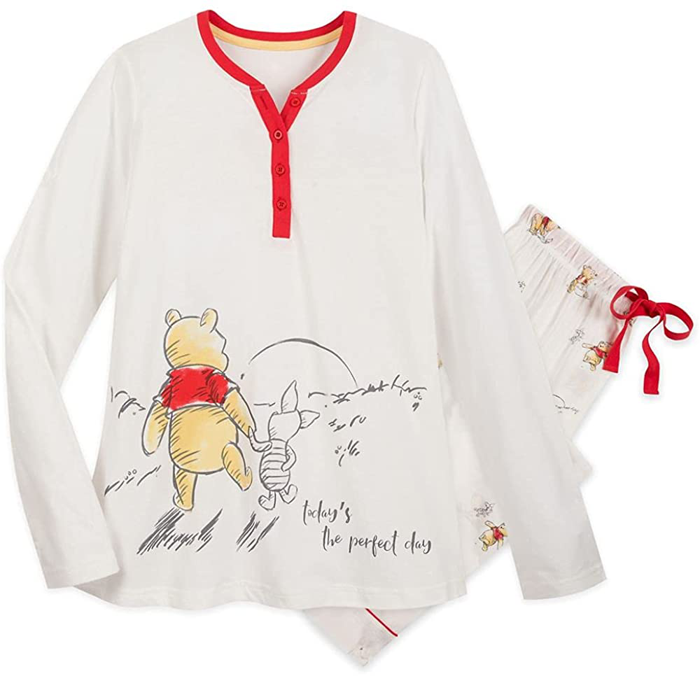 Disney Winnie the Pooh and Piglet Pajama Set for Women Apparel & Accessories > Clothing > Sleepwear & Loungewear > Pajamas Disney X-Small  