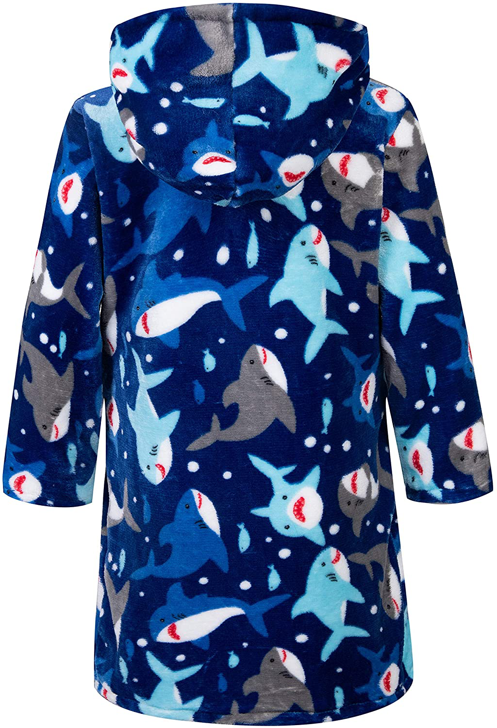 Kids Little Boys Girls Cartoon Hooded Bathrobe Toddler Robe Pajamas Sleepwear Apparel & Accessories > Clothing > Sleepwear & Loungewear > Robes Kylie Max   