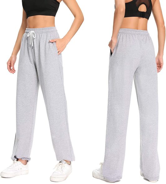 Cakcton Women'S Sweatpants with Pockets Joggers High Waisted Loose Workout Yoga Lounge Drawstring Active Casual Sports Pants Apparel & Accessories > Clothing > Activewear Kylie Max   