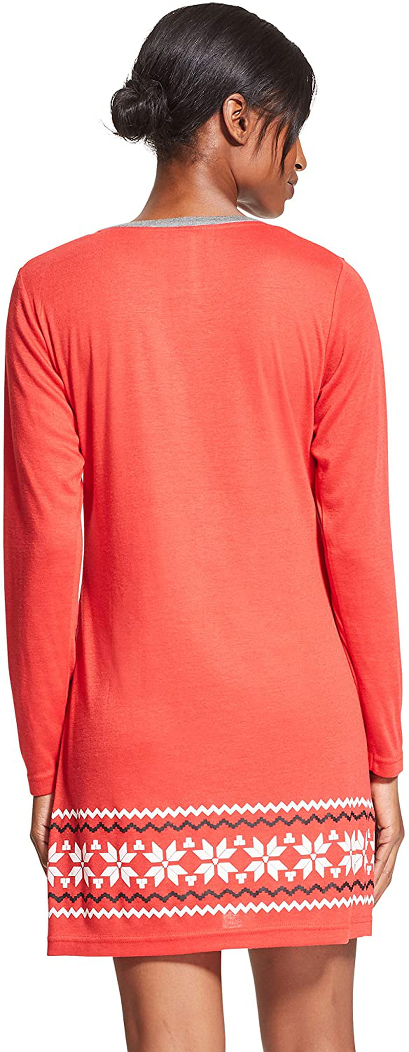 Bebe Womens Long Sleeve Nightgown Lounge Pajama Dorm Sleep Shirt Apparel & Accessories > Clothing > Sleepwear & Loungewear > Nightgowns Kylie Max   