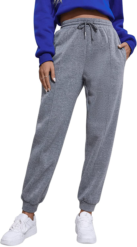 Sweatyrocks Women'S Drawstring Waist Striped Side Jogger Sweatpants with Pocket Apparel & Accessories > Clothing > Activewear Kylie Max   