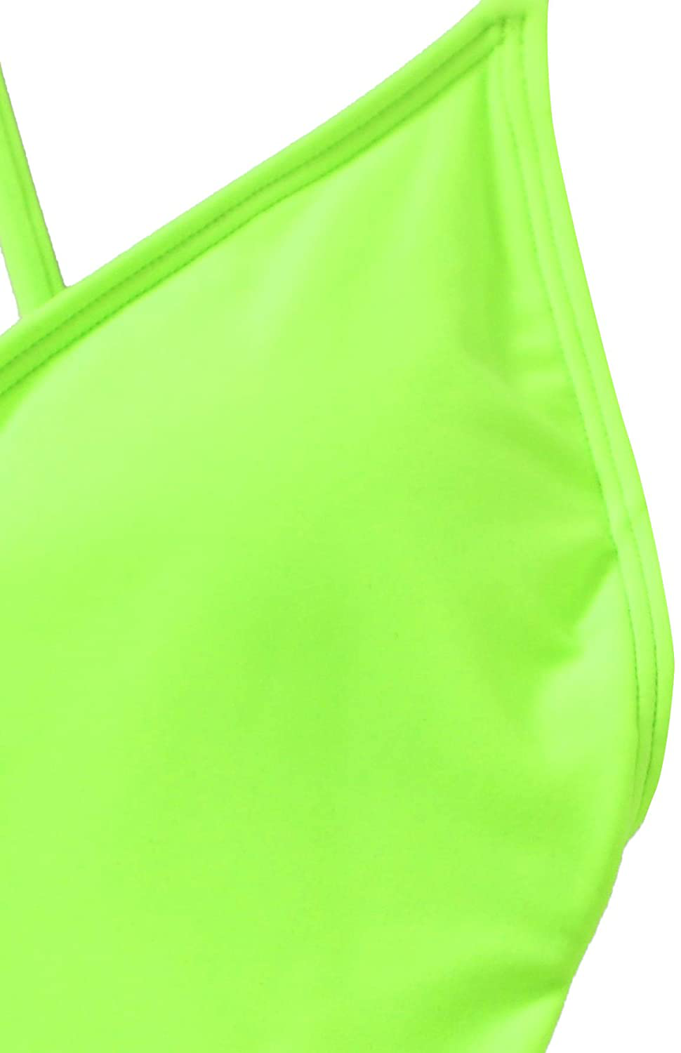 SOLY HUX Women'S Plunge Neck Cross Back High Cut One Piece Bathing Suits Swimsuit Apparel & Accessories > Clothing > Swimwear Kylie Max   