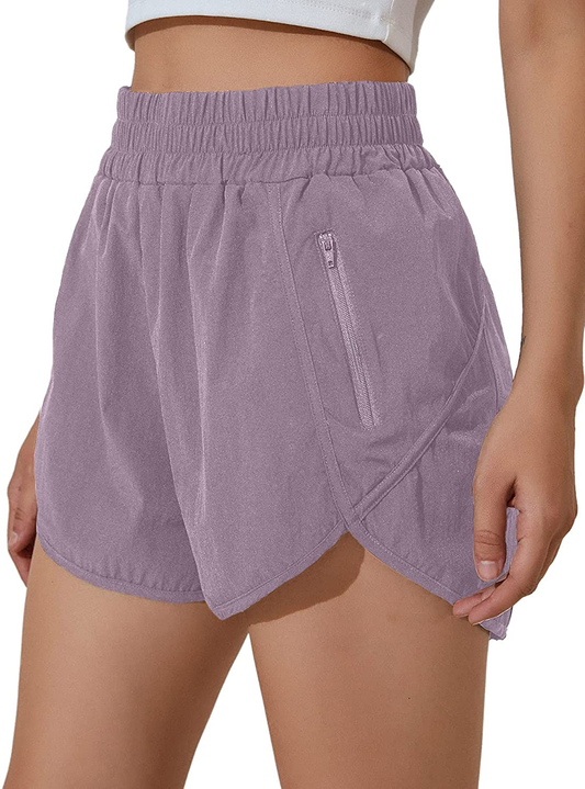 BMJL Women'S Running Shorts Elastic High Waisted Shorts Pocket Sporty Workout Shorts Quick Dry Athletic Shorts Pants Apparel & Accessories > Clothing > Shorts Kylie Max   