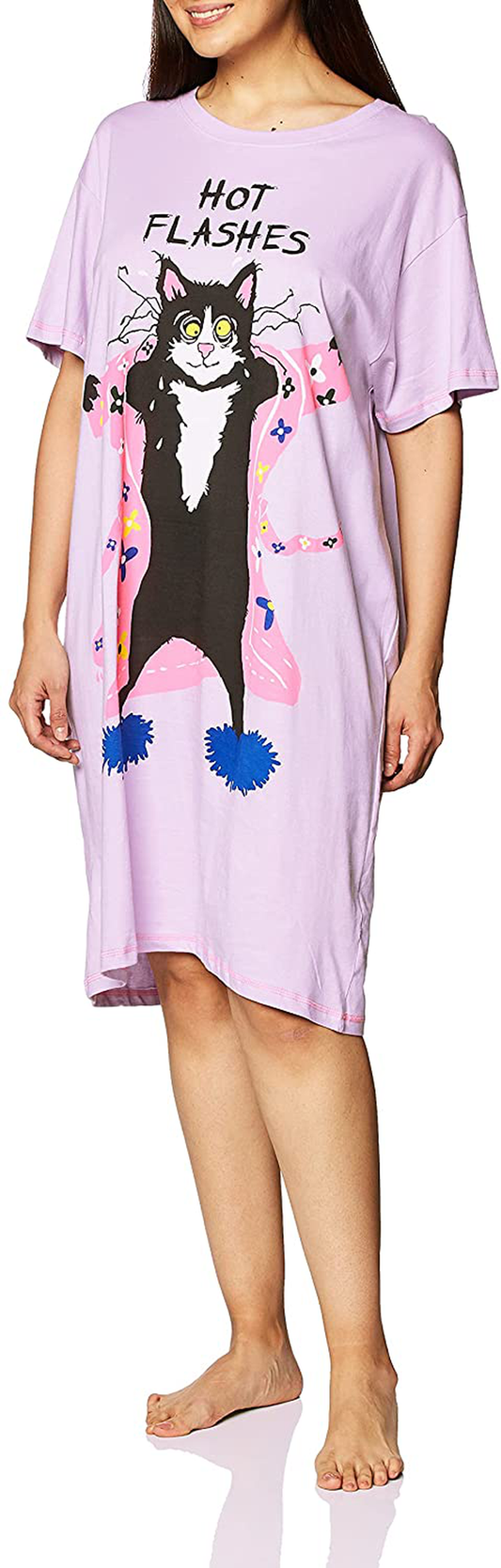Little Blue House by Hatley Women'S Cats & Dogs Sleepshirts Apparel & Accessories > Clothing > Sleepwear & Loungewear > Nightgowns Kylie Max   