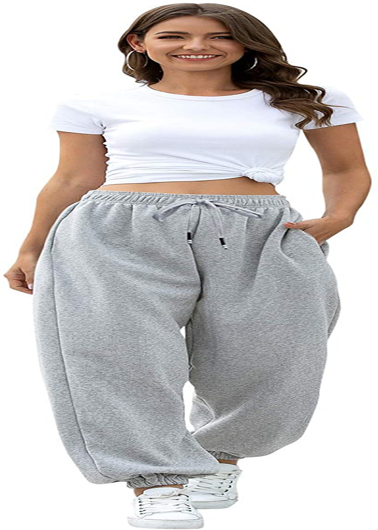 VINMEN Cinch Bottom Sweatpants for Women with Pockets Apparel & Accessories > Clothing > Activewear Kylie Max   