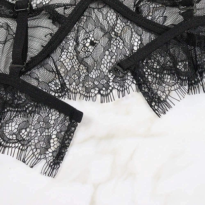 Women Lingerie Sexy Bra and Panties Set Lace Strap Bralette Lingerie Set Apparel & Accessories > Clothing > Underwear & Socks > Lingerie KLONKEE   