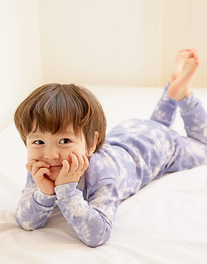 VAENAIT BABY 12M-12 Toddler Kids Boys Girls 100% Cotton Marbling Sung Fit Sleepwear Pajamas 2Pcs Pjs Set Apparel & Accessories > Clothing > Sleepwear & Loungewear > Pajamas Kylie Max   