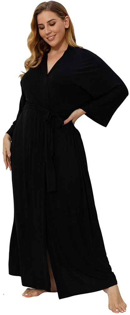 Super Shopping-Zone Women'S plus Size Long Robes Kimonos plus Size Maternity Robes Delivery Robes Sleepwear Apparel & Accessories > Clothing > Sleepwear & Loungewear > Robes Super Shopping-zone   