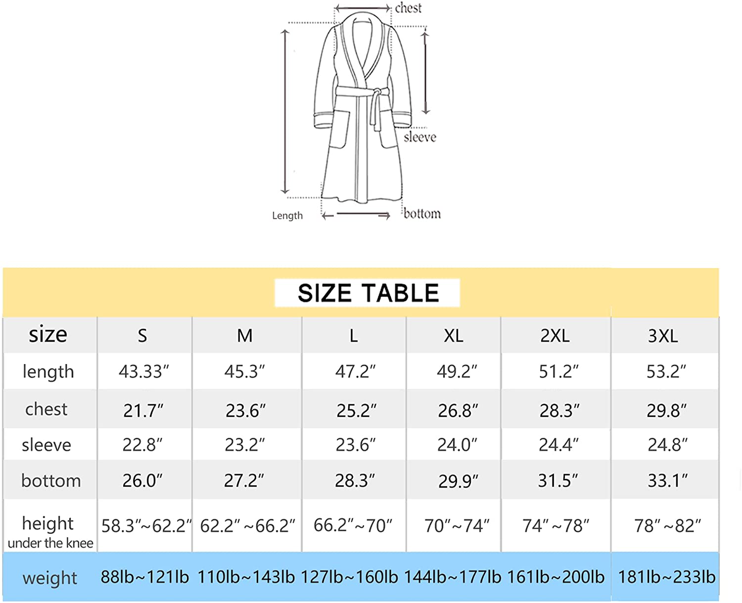 RONGTAI Womens Long Robes Plush Fleece Nightgown Thick plus Size Hooded Bathrobe with Pockets Fluffy Sleepwear for Men Apparel & Accessories > Clothing > Sleepwear & Loungewear > Robes Kylie Max   