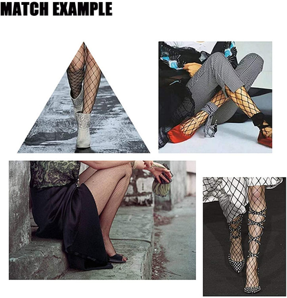 Fullsexy plus Size Fishnet Stockings, Fishnet Tights Thigh High Stockings Pantyhose for Women Apparel & Accessories > Clothing > Underwear & Socks > Shapewear FULLSEXY   
