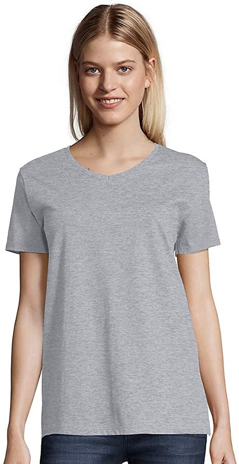 Hanes Women'S Relaxed Fit Comfortsoft V-Neck T-Shirt Apparel & Accessories > Clothing > Activewear Kylie Max   