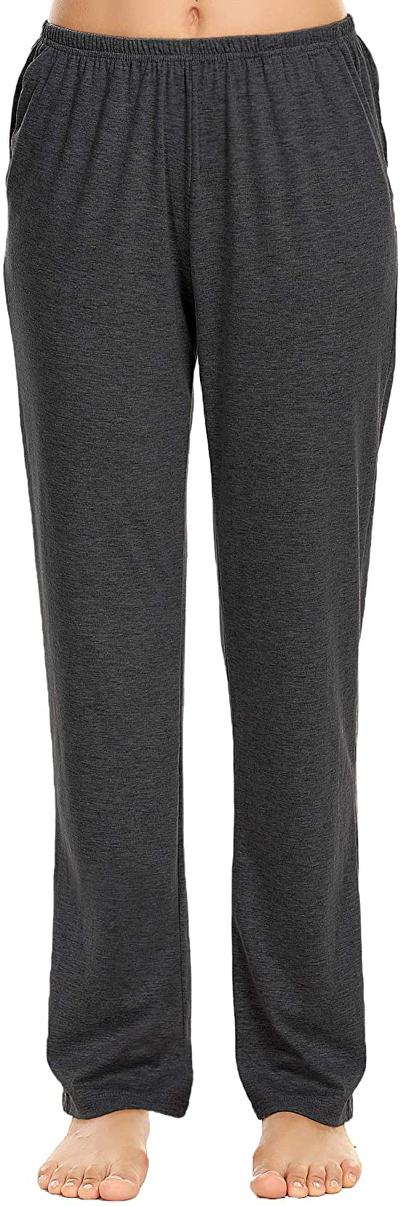 Ekouaer Pajama Pants Women'S Casual Lounge Pants Soft Cotton Sleepwear Pj Bottoms with Pockets S-XXL Apparel & Accessories > Clothing > Sleepwear & Loungewear > Pajamas Kylie Max   