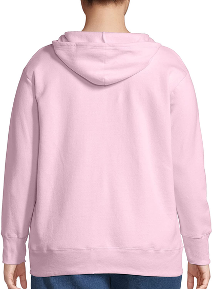 JUST MY SIZE plus Size Comfortsoft Ecosmart Fleece Full-Zip Women'S Hoodie Apparel & Accessories > Clothing > Activewear Kylie Max   