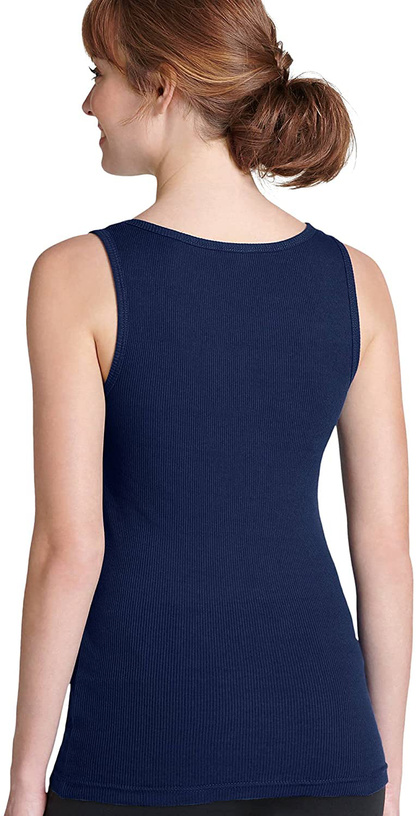 Jockey Women'S T-Shirts 100% Cotton Rib Tank Apparel & Accessories > Clothing > Activewear Kylie Max   