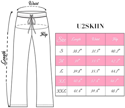 U2SKIIN Womens Cotton Pajama Pants, Comfortable Pajama Pants for Lounge Soft Lightweight Sleep Pj Bottoms for Women Apparel & Accessories > Clothing > Sleepwear & Loungewear > Pajamas Kylie Max   