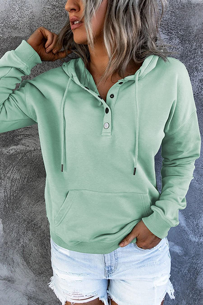 Ezymall Womens Casual Hoodies Pullover Tops Drawstring Long Sleeve Sweatshirts Fall Clothes with Pocket Apparel & Accessories > Clothing > Activewear Kylie Max   