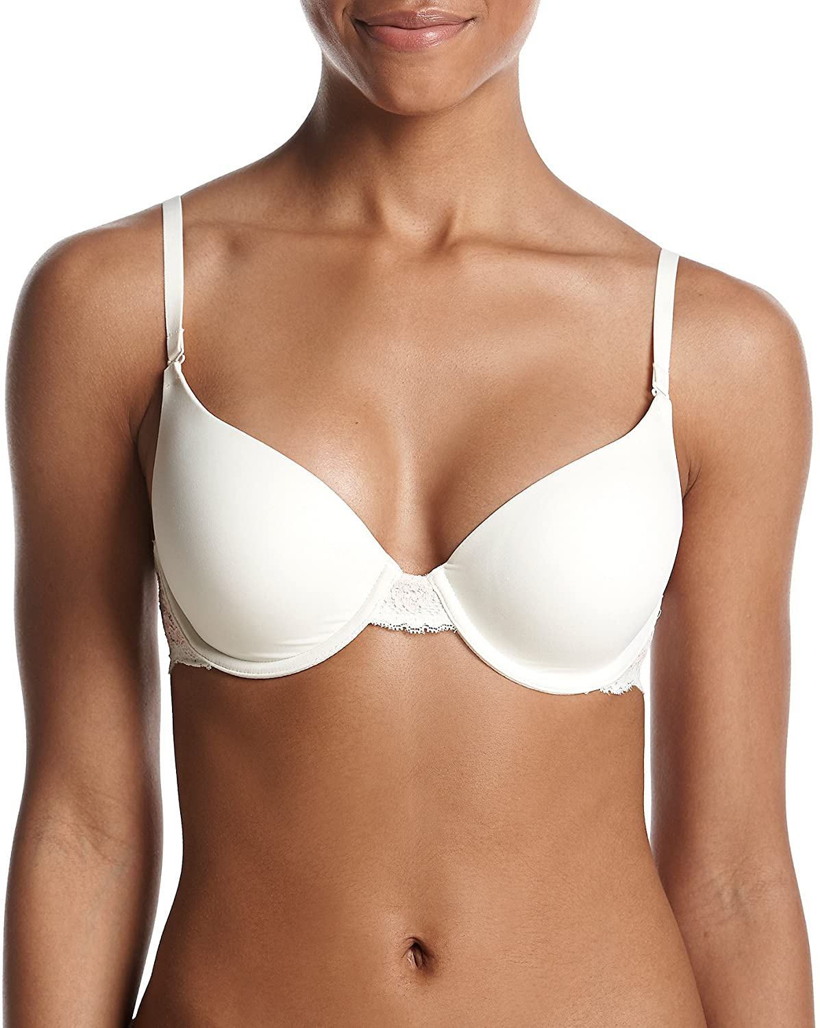 Maidenform Women's Natural Boost Demi Bra 09428 Apparel & Accessories > Clothing > Underwear & Socks > Bras Maidenform Ivory/Pink Pirouette 36D 