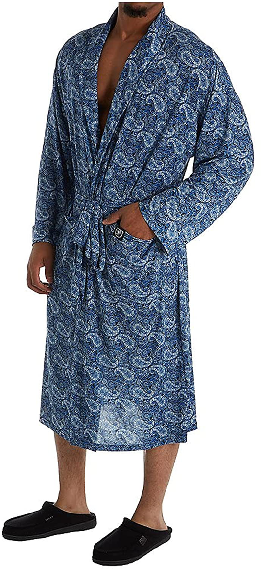 STACY ADAMS Mens Shawl Robe Apparel & Accessories > Clothing > Sleepwear & Loungewear > Robes Kylie Max   