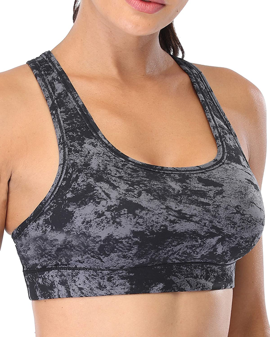 Oalka Women'S Racerback Sports Fitness Support Workout Running Bras Apparel & Accessories > Clothing > Underwear & Socks > Bras Kylie Max   