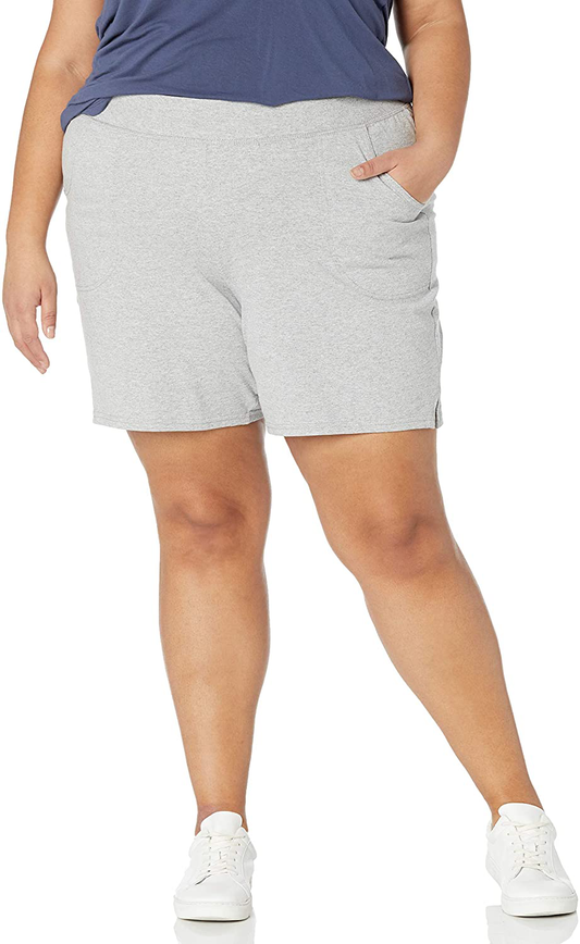 Just My Size Women'S plus Cotton Jersey Pull-On Shorts Apparel & Accessories > Clothing > Shorts Kylie Max   