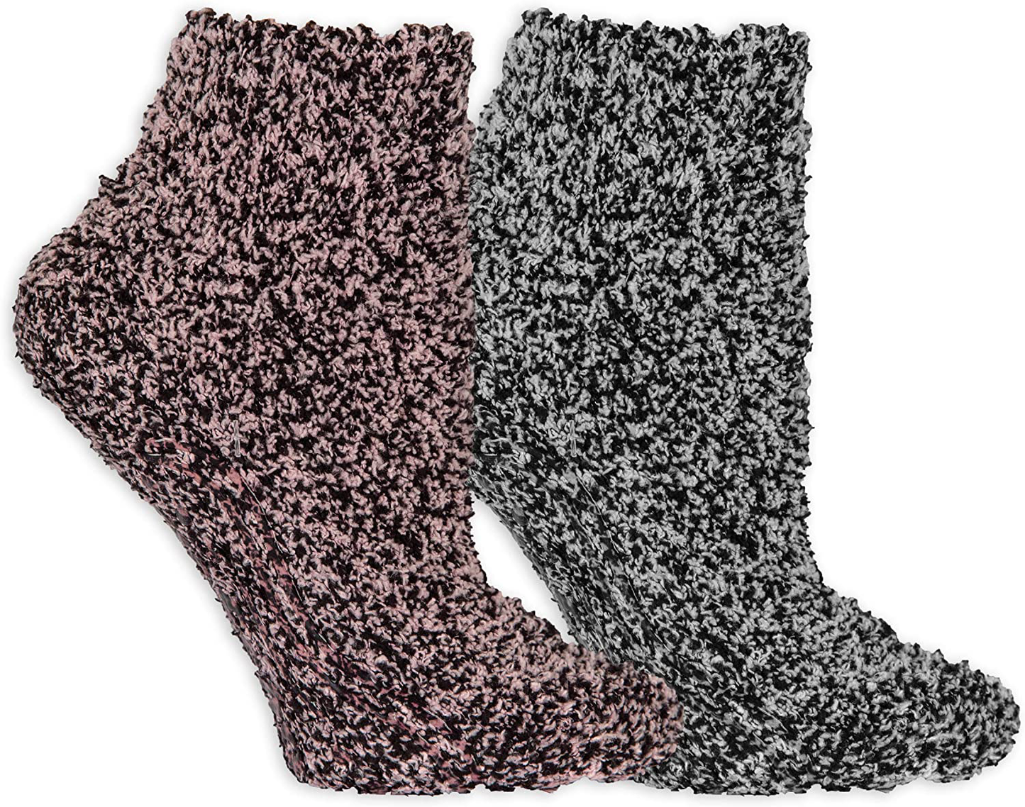 Dr. Scholl's womens Spa Socks (2pk) Arts & Entertainment > Party & Celebration > Gift Giving Dr. Scholl's Pink/Grey Shoe Size: 4-10 