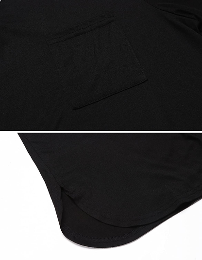 Ekouaer Men'S Nightshirt Nightwear Comfy Big&Tall Short Sleeve Henley Sleep Shirt Apparel & Accessories > Clothing > Sleepwear & Loungewear > Nightgowns Kylie Max   