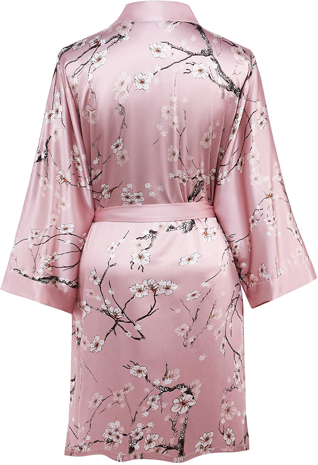 BABEYOND Short Kimono Bath Robe Blouse Kimono Cover up Loose Cardigan Sleepwear Wedding Robe Apparel & Accessories > Clothing > Sleepwear & Loungewear > Robes KYLIE MAX   