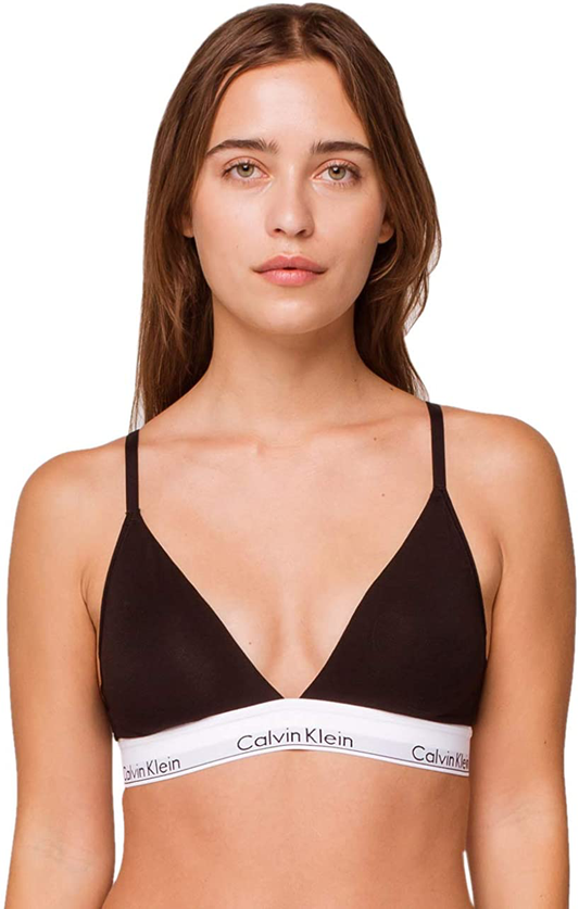 Calvin Klein Women’S Modern Cotton Lightly Lined Triangle Bralette Apparel & Accessories > Clothing > Underwear & Socks > Bras Kylie Max   