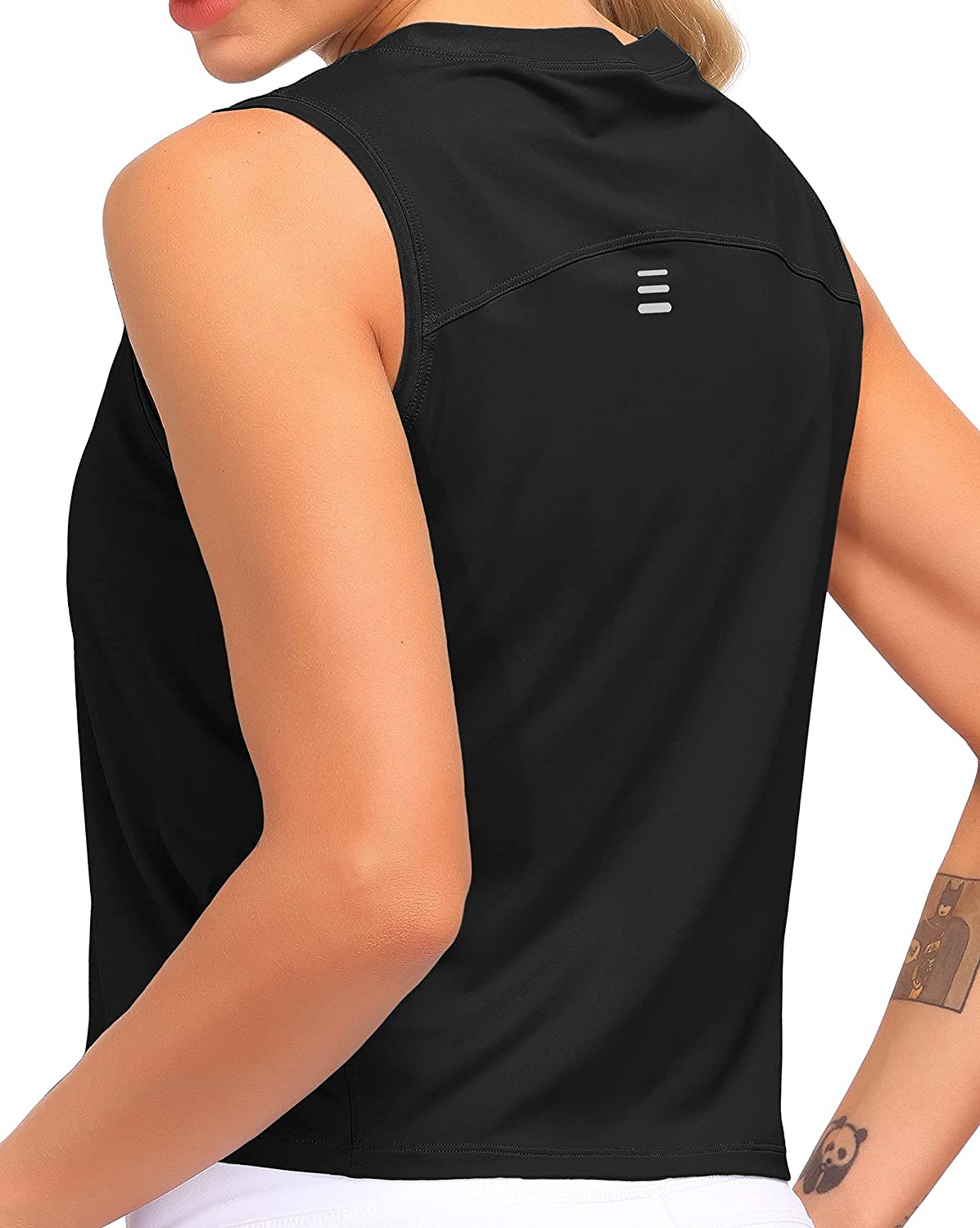 Dragon Fit Women Sleeveless Yoga Tops Workout Cool T-Shirt Running Short Tank Crop Tops Apparel & Accessories > Clothing > Activewear Kylie Max   