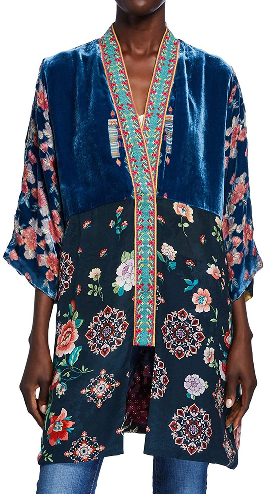 Johnny Was Bianca Reversible Kimono - C41219A6 Apparel & Accessories > Clothing > Sleepwear & Loungewear > Robes Johnny Was   